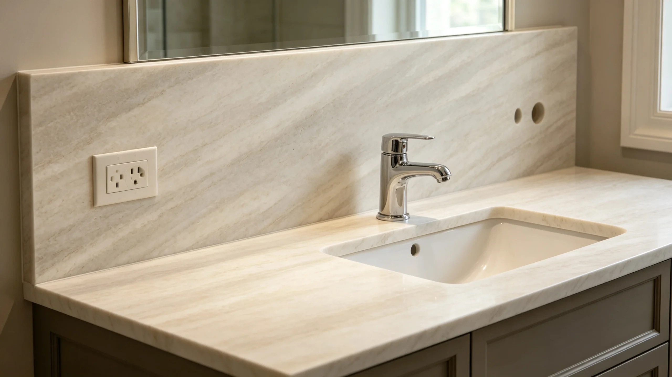 Acquerello Rq Marble Bathroom Backsplash