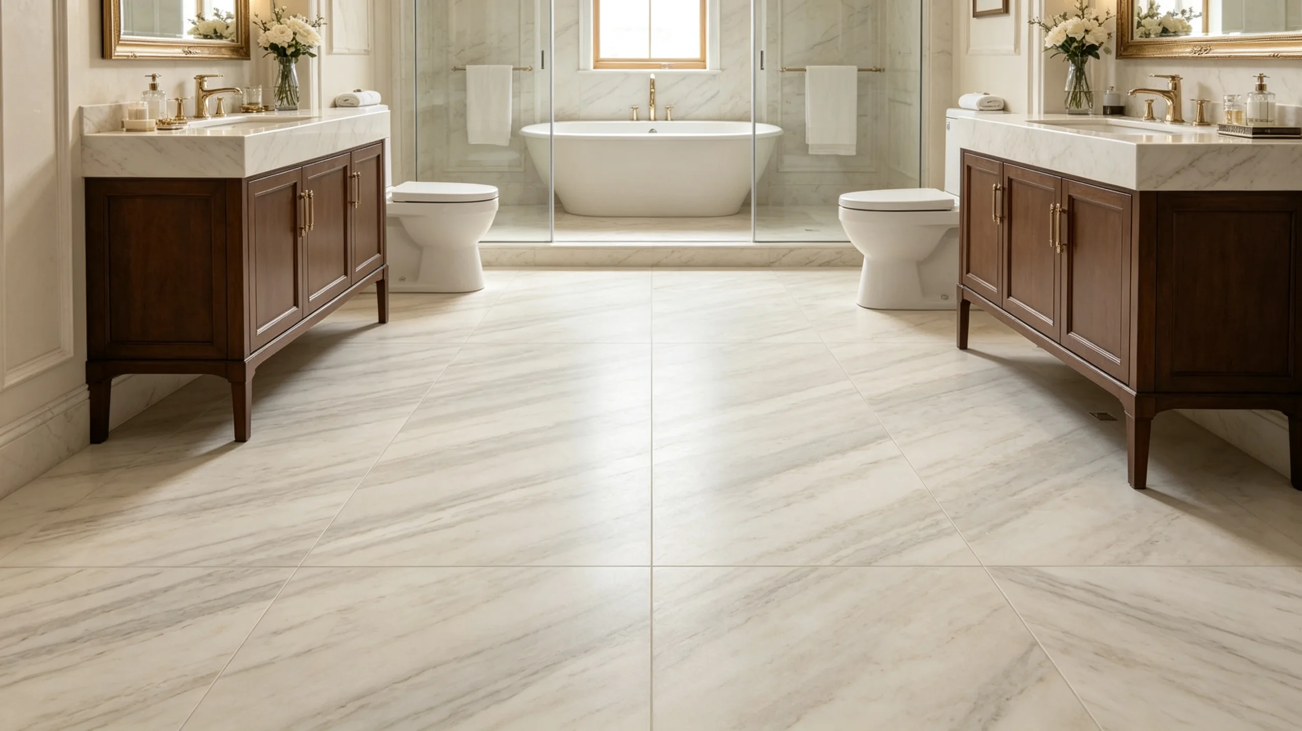Acquerello Rq Marble Bathroom Floor