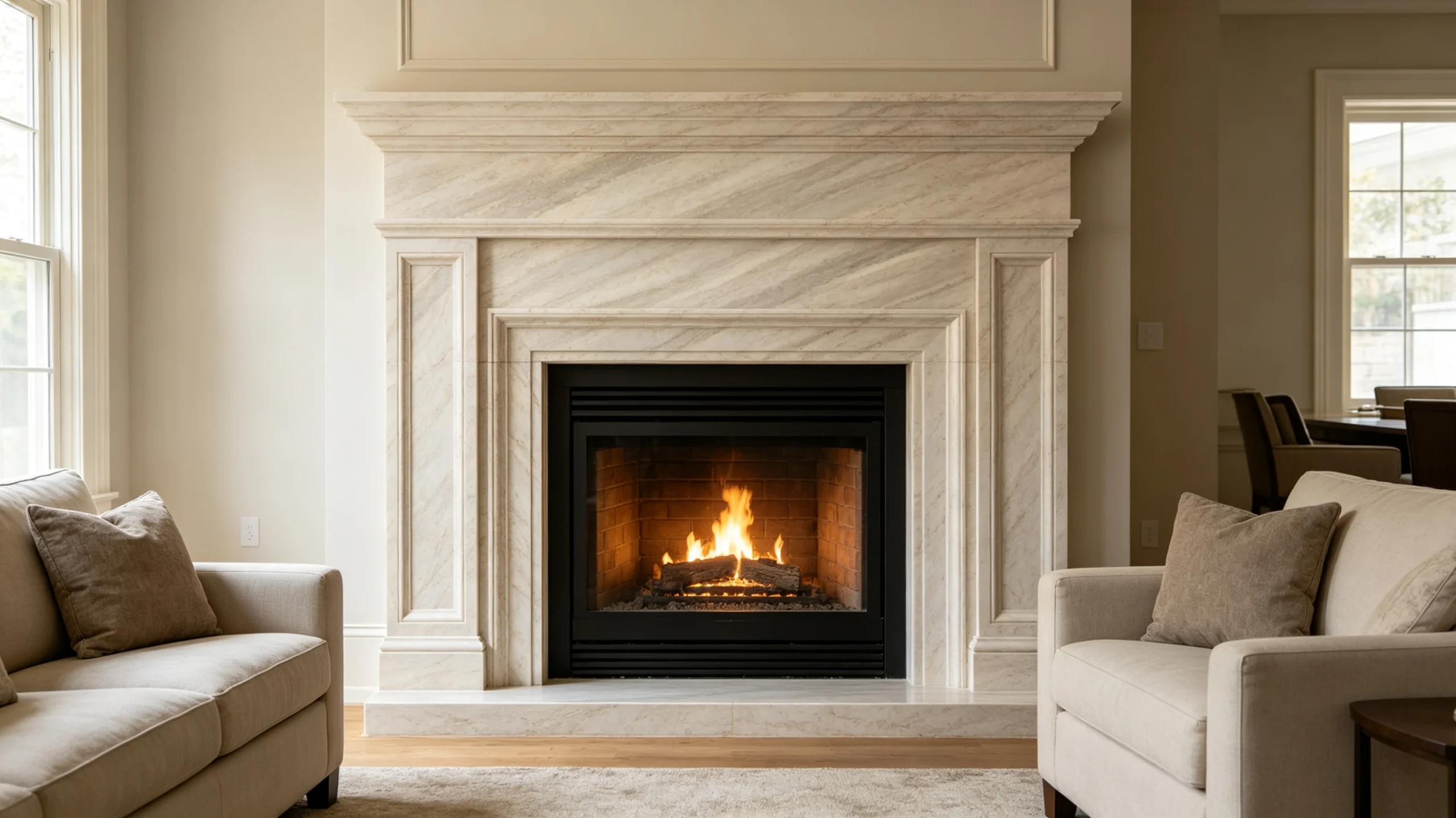 Acquerello Rq Marble Fireplace Surround