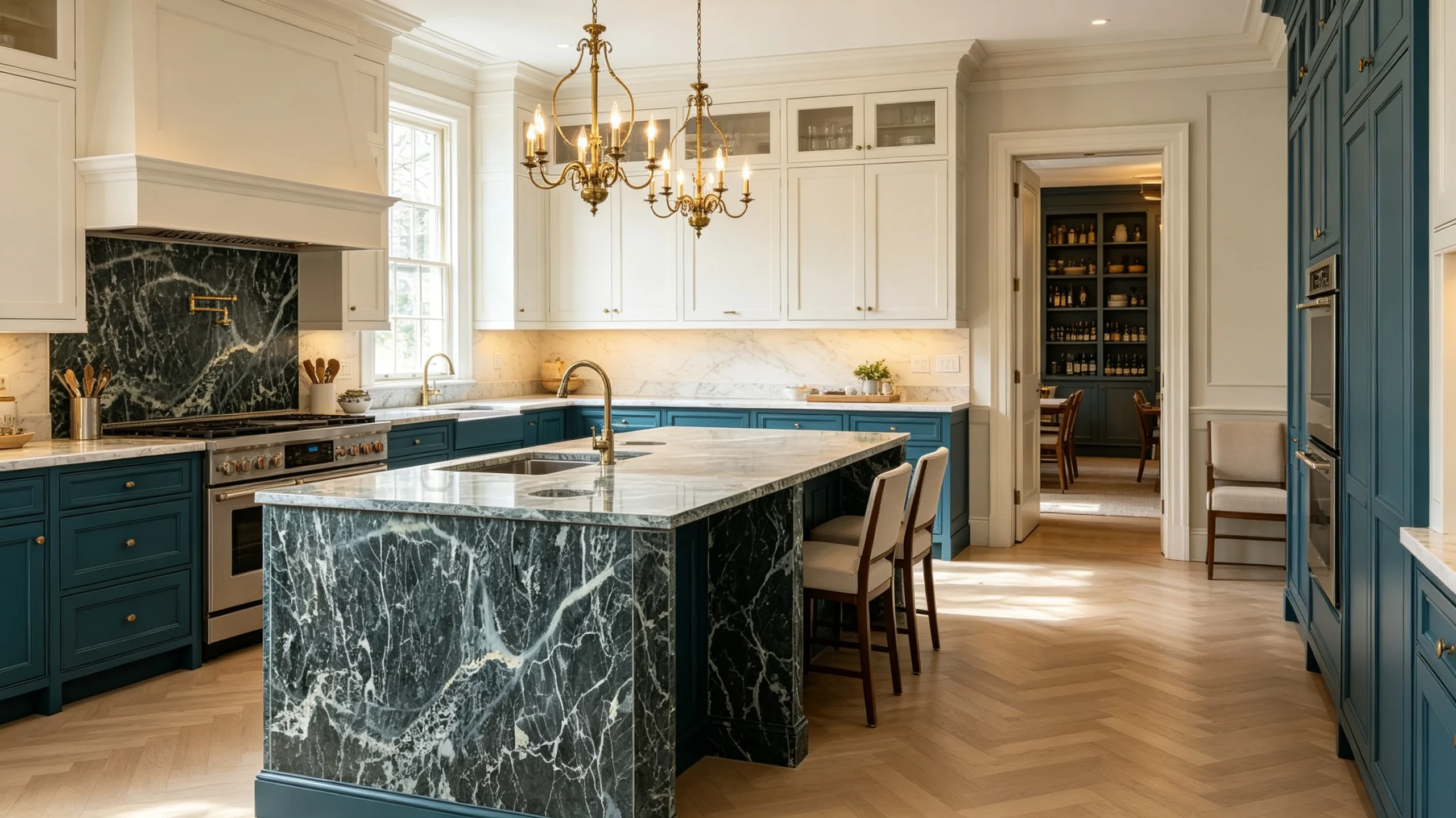 Afrodit Rq Marble Kitchen Island