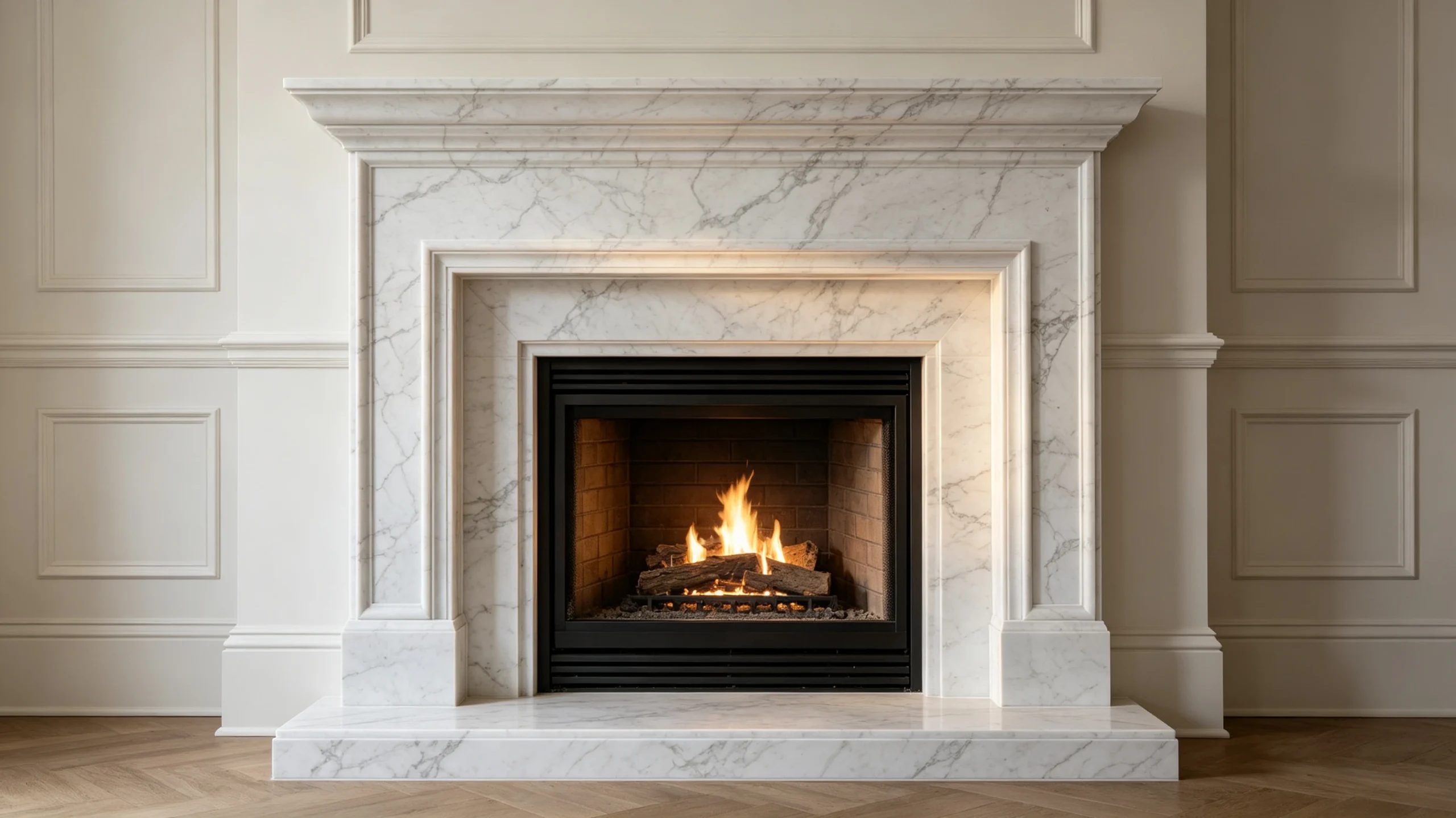Alba Pietra Zucchi Stones Marble Fireplace Surround