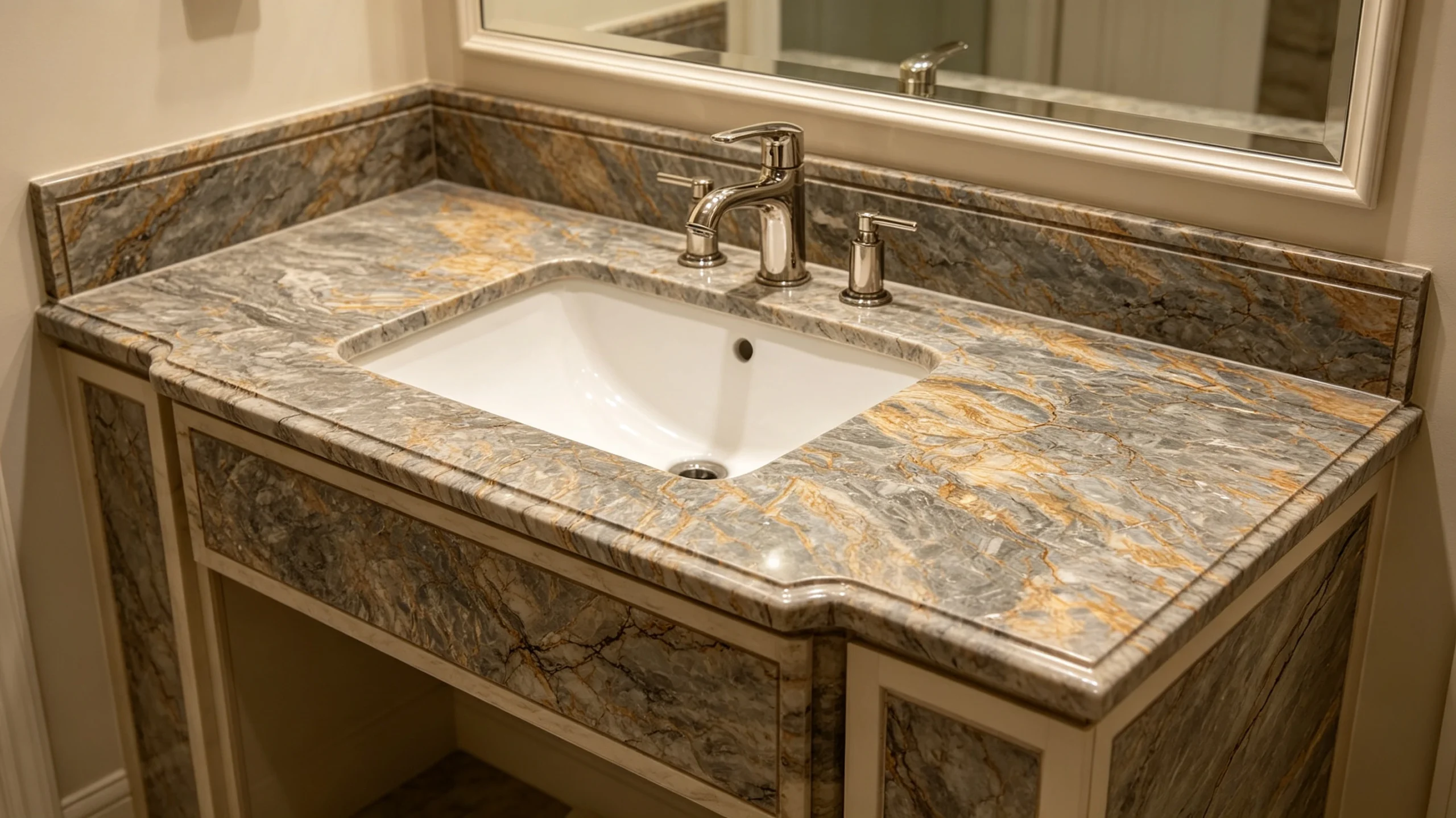 Arabescatus Oro Marble Wash Station