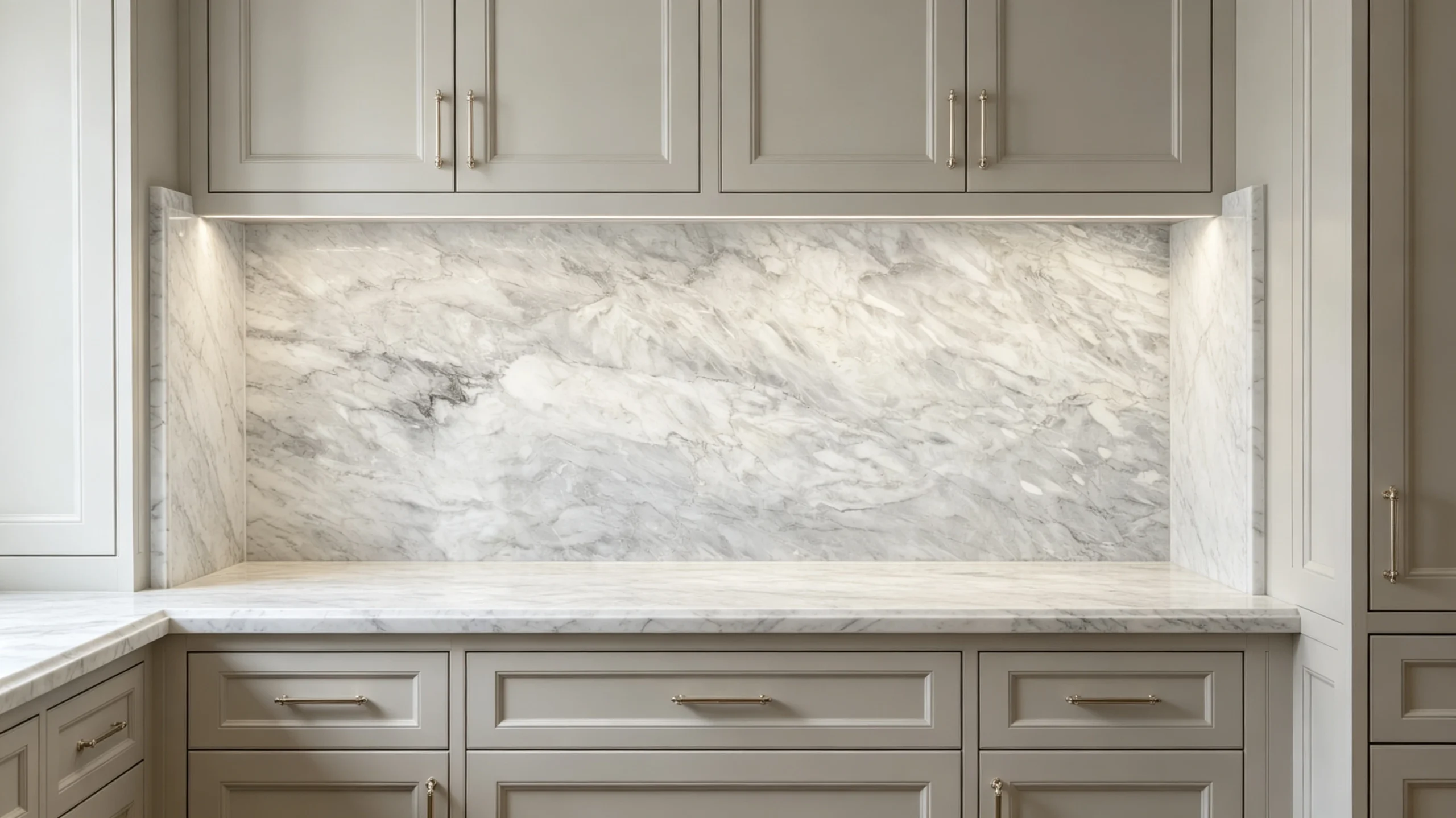 Arabescatus Marble Butler Pantry