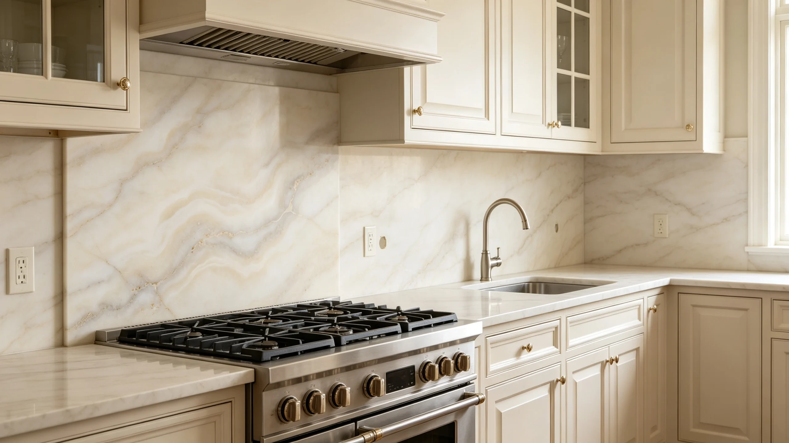 Austral Dream Marble Kitchen Backsplash