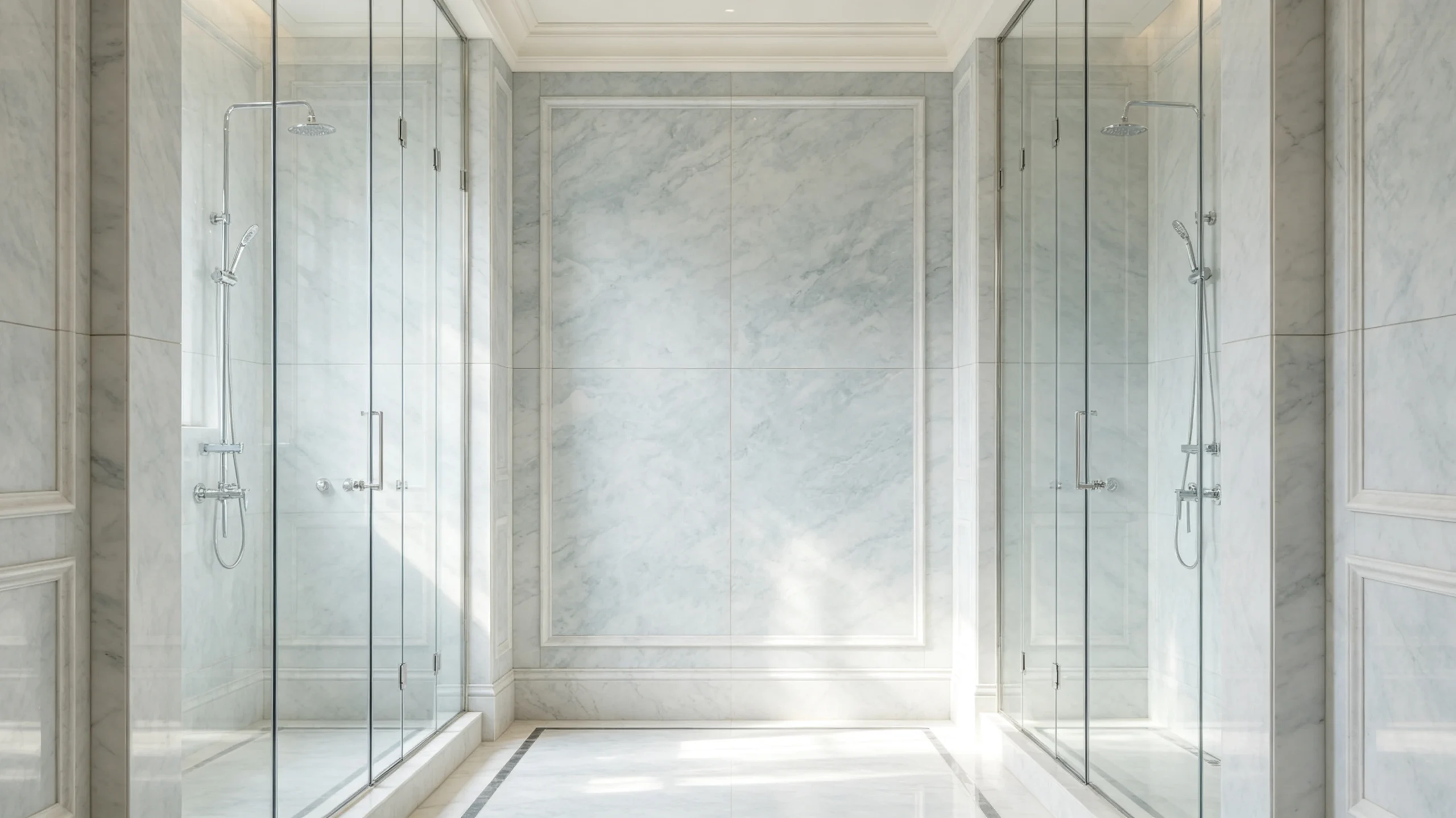 Bateig Azul Marble Bathroom Wall