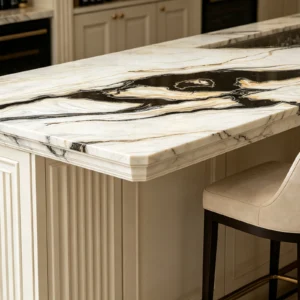 Bianco Nero Oro Marble Bar