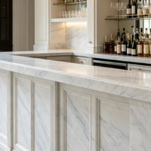 Bianco Perla Marble Bar