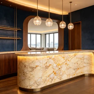 Breccia Oniciata Marble Bar