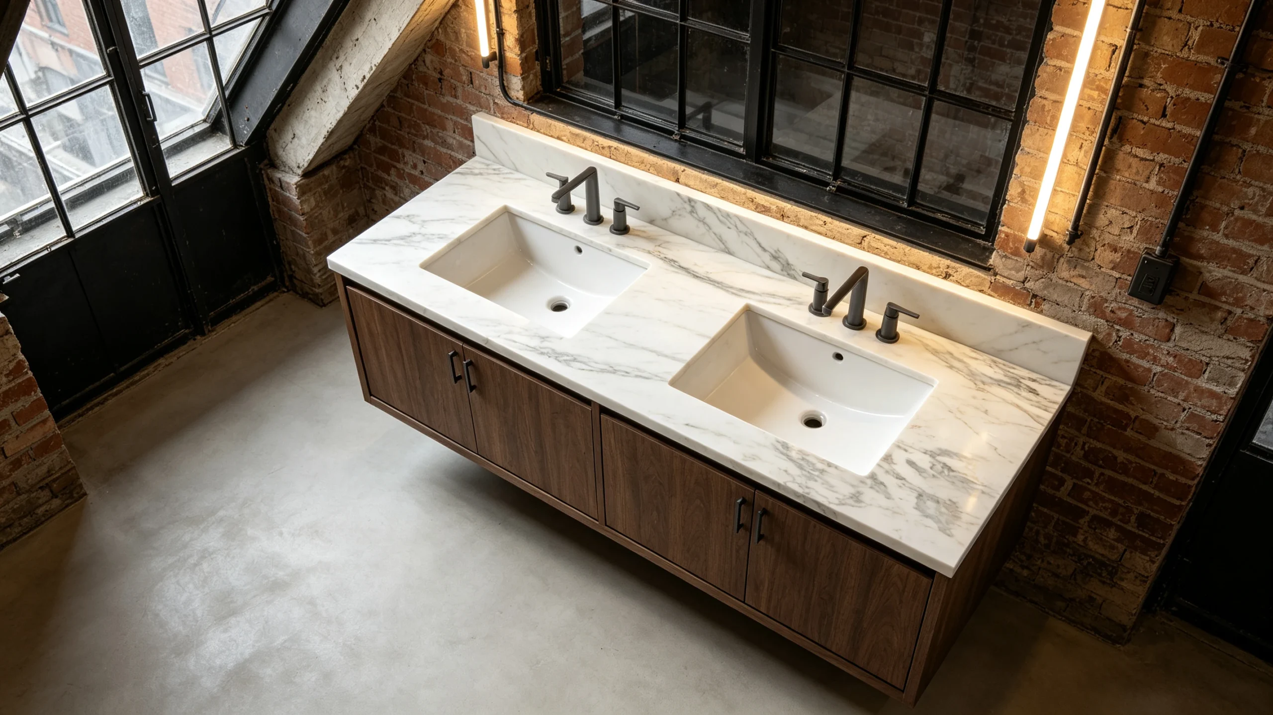 Calacatta Alabama Rq Marble Bathroom Vanity