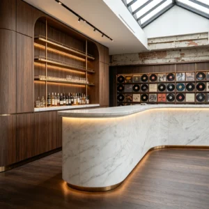 Calacatta Berrini Zucchi Stones Marble Bar