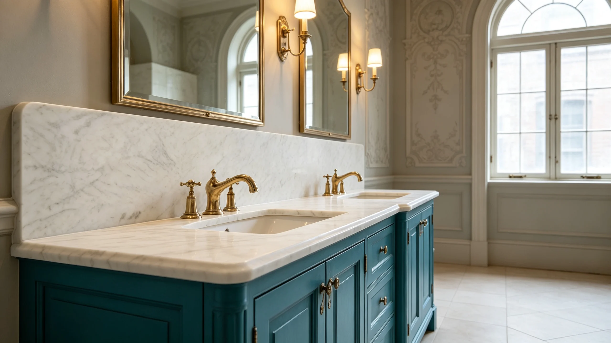 Calacatta Berrini Zucchi Stones Marble Bathroom Backsplash