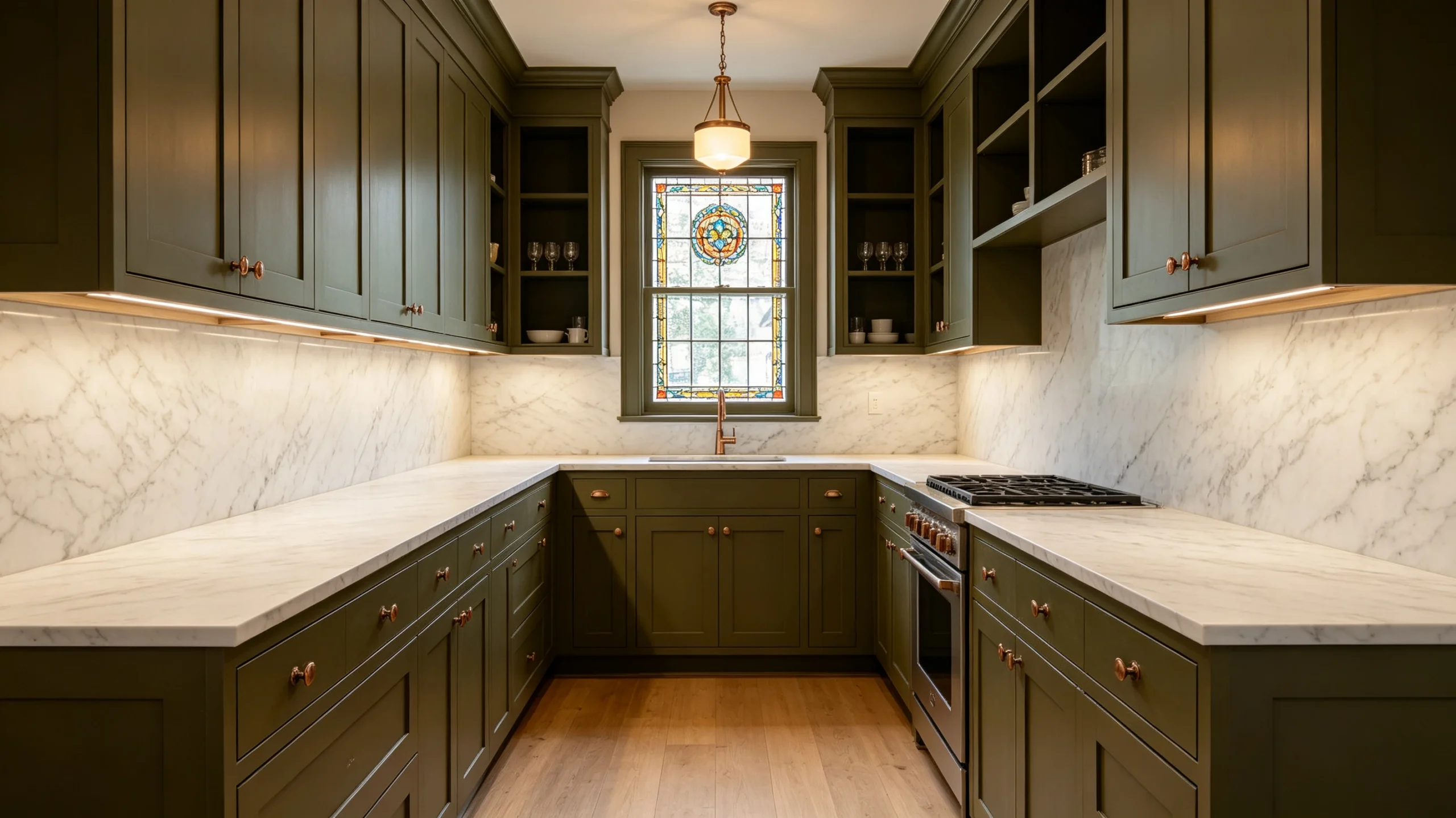 Calacatta Berrini Zucchi Stones Marble Butler Pantry