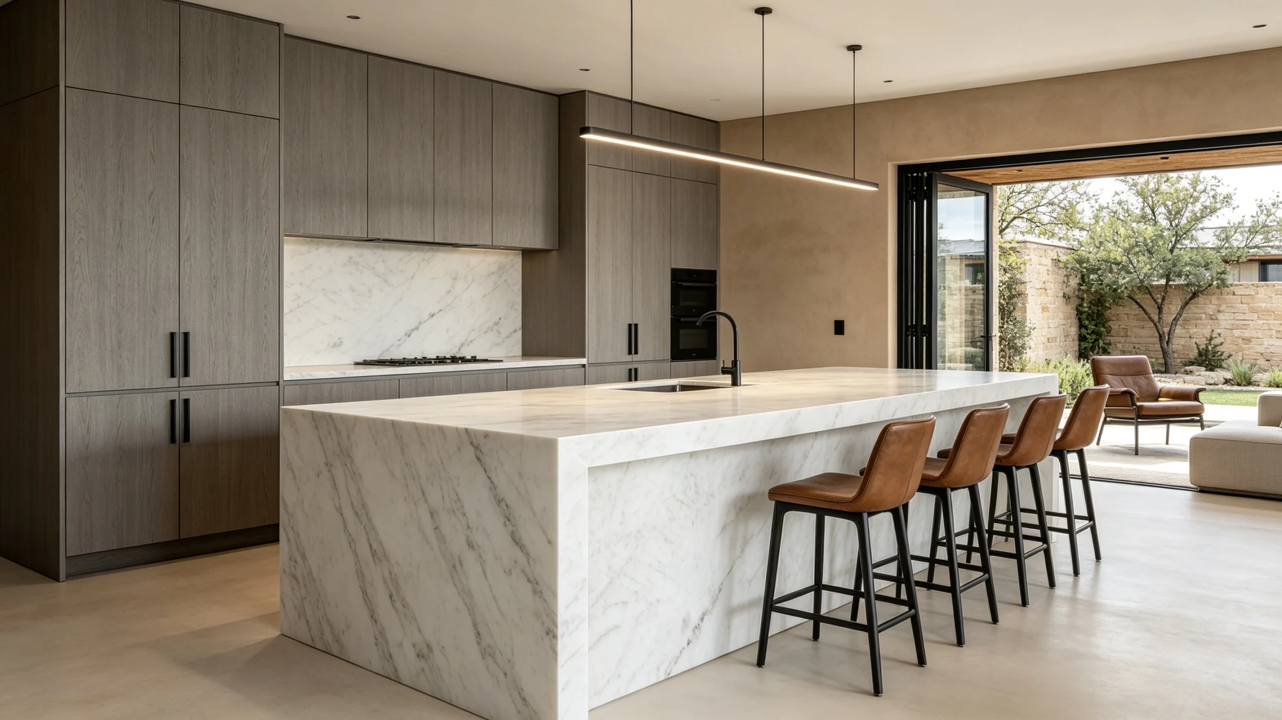 Calacatta Berrini Zucchi Stones Marble Kitchen Island