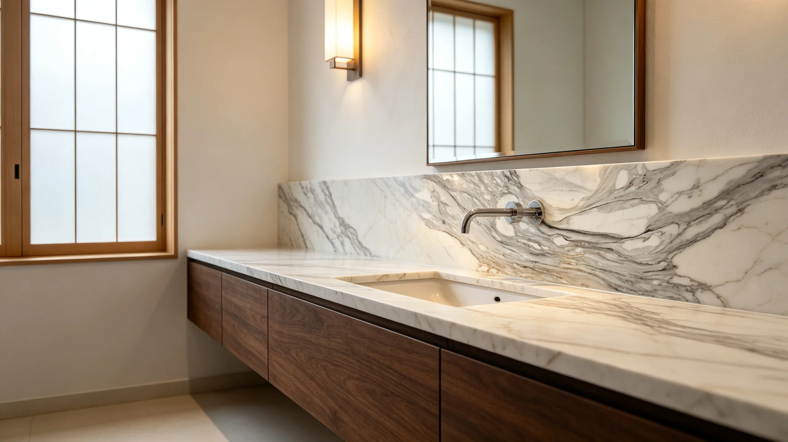 Calacatta Bettogli Rq Marble Bathroom Backsplash