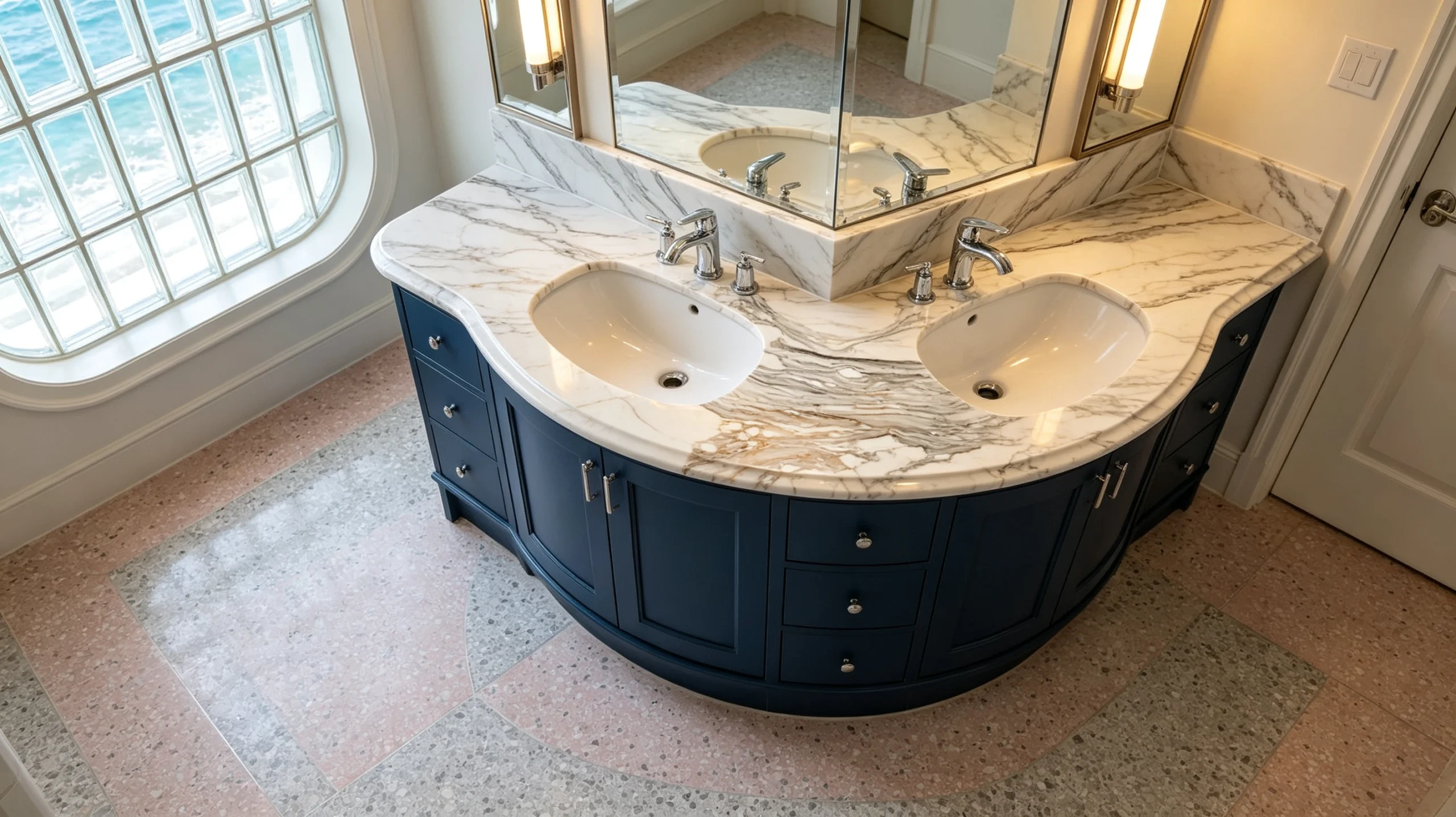 Calacatta Bettogli Rq Marble Bathroom Vanity