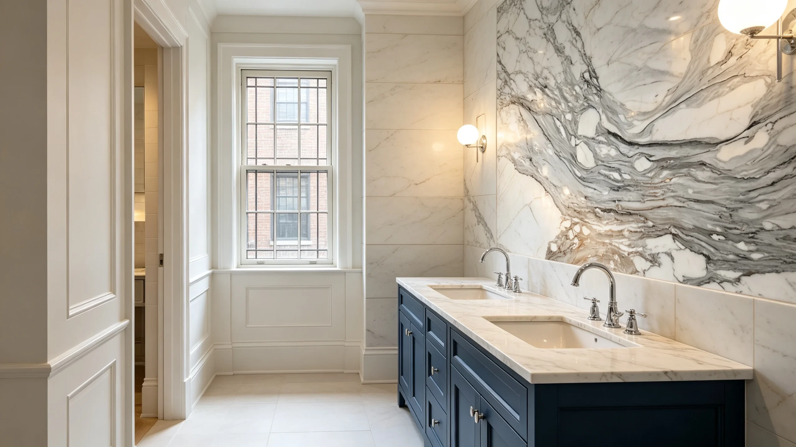 Calacatta Bettogli Rq Marble Bathroom Wall