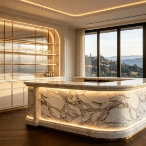 Calacatta Borghini Marble Bar
