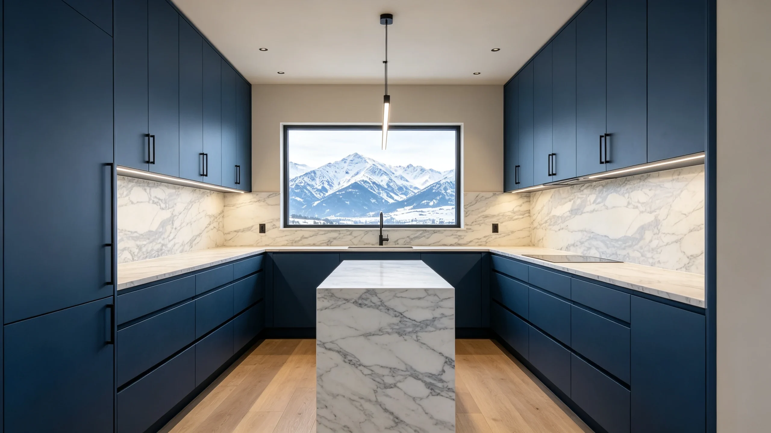 Calacatta Carrara Rq Marble Butler Pantry