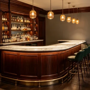 Calacatta Gold Marble Bar