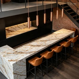 Calacatta Hierapolis Gold 02cm Stone Basyx Ma Marble Bar
