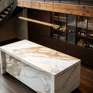 Calacatta Macchia Vecchia Honed Premium Marbl Marble Bar