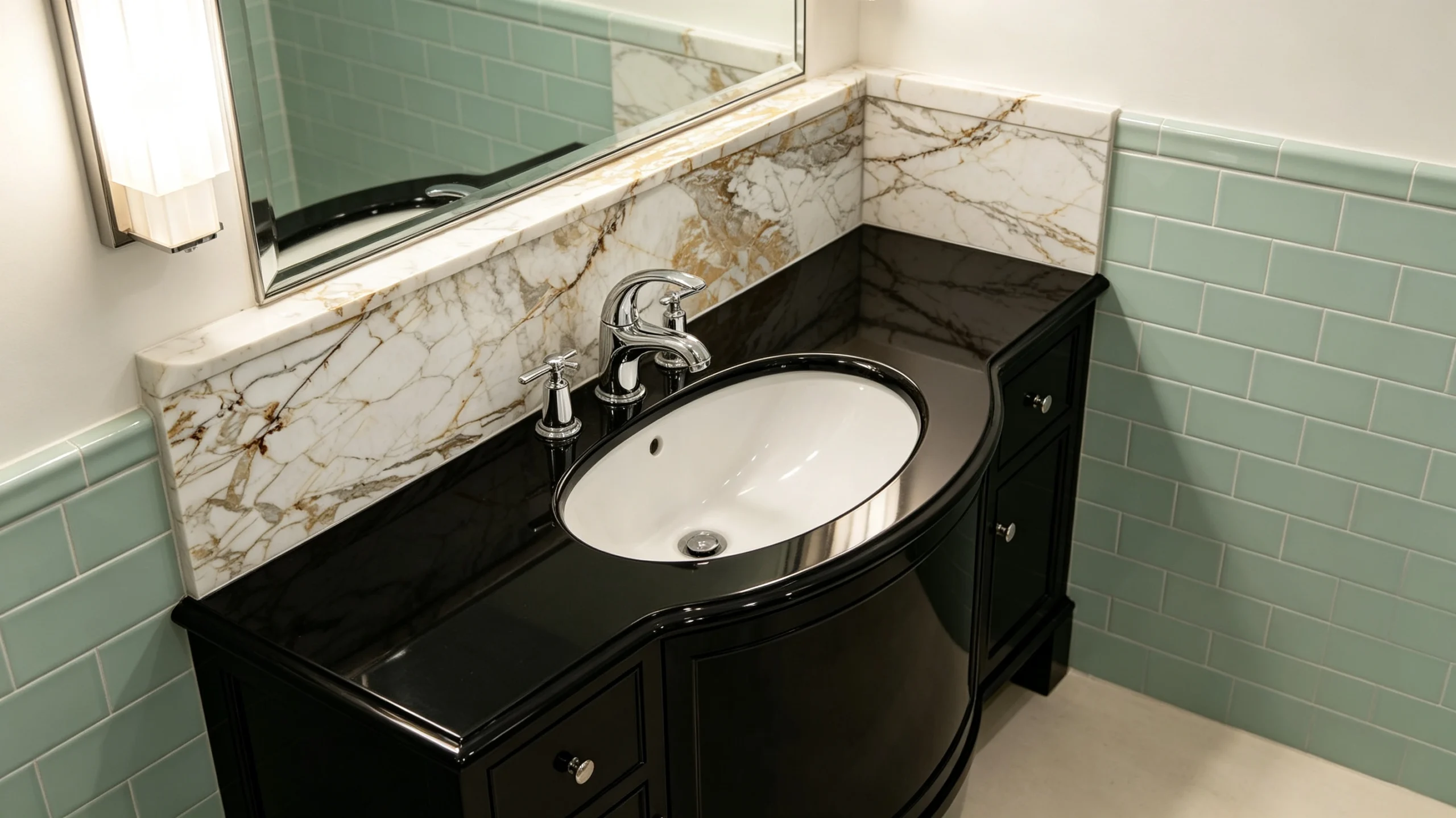 Calacatta Macchia Vecchia Rq Marble Bathroom Backsplash