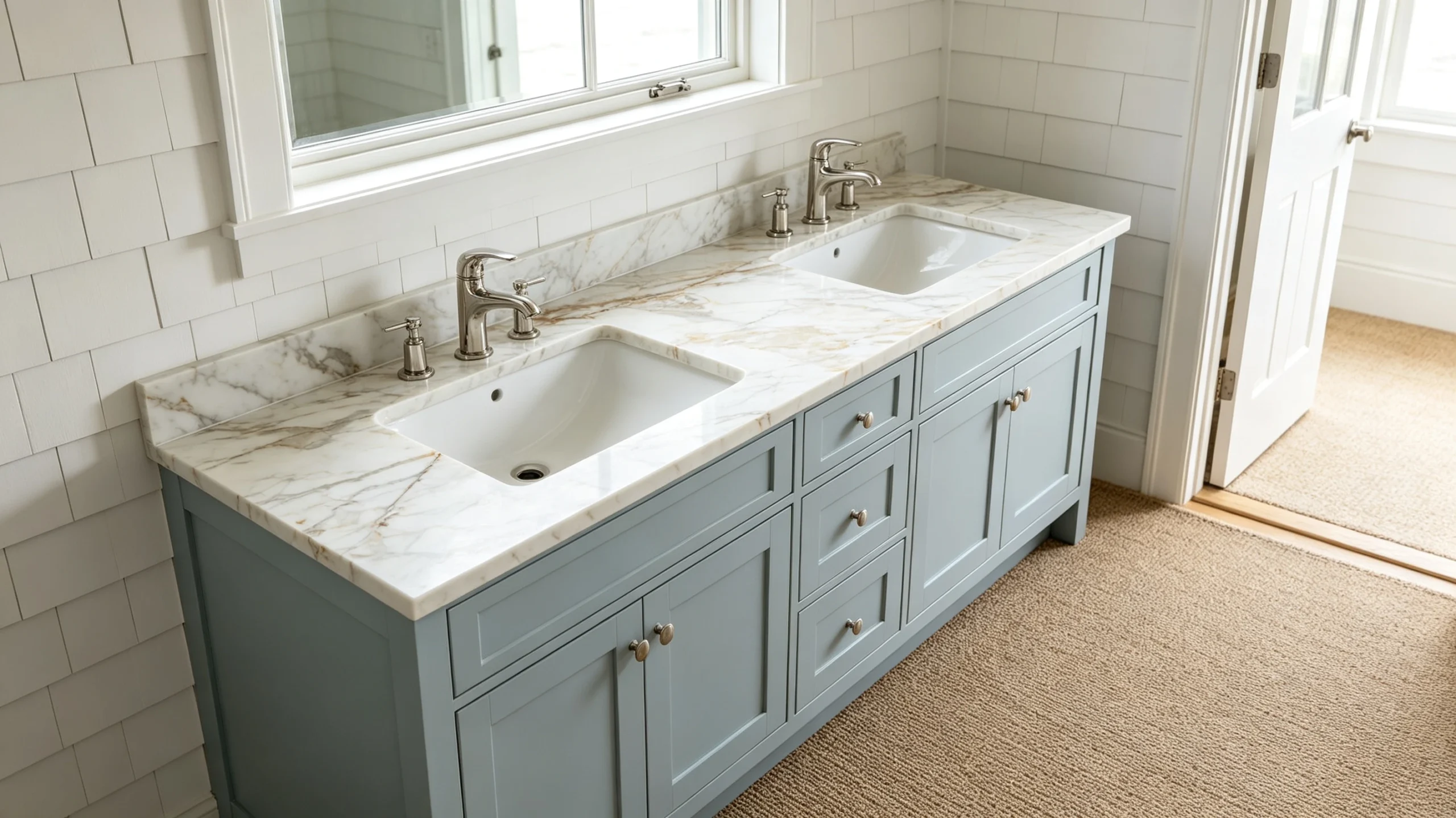 Calacatta Macchia Vecchia Rq Marble Bathroom Vanity