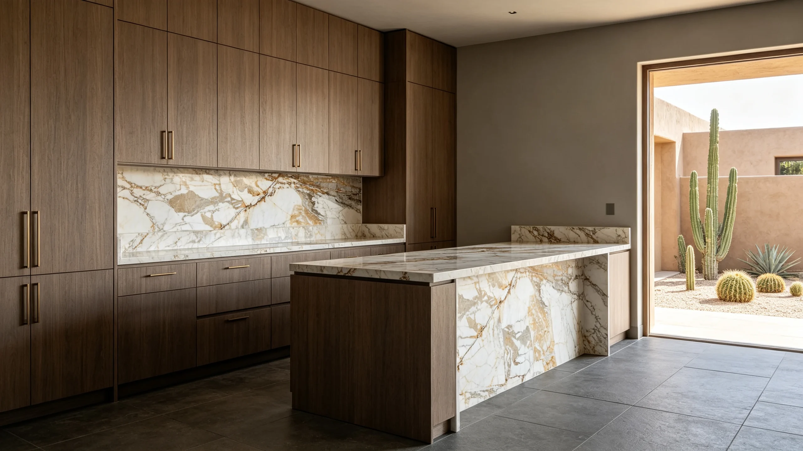 Calacatta Macchia Vecchia Rq Marble Butler Pantry