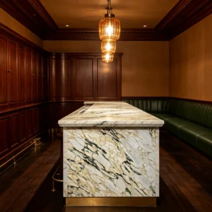 Calacatta Monet Marble Bar