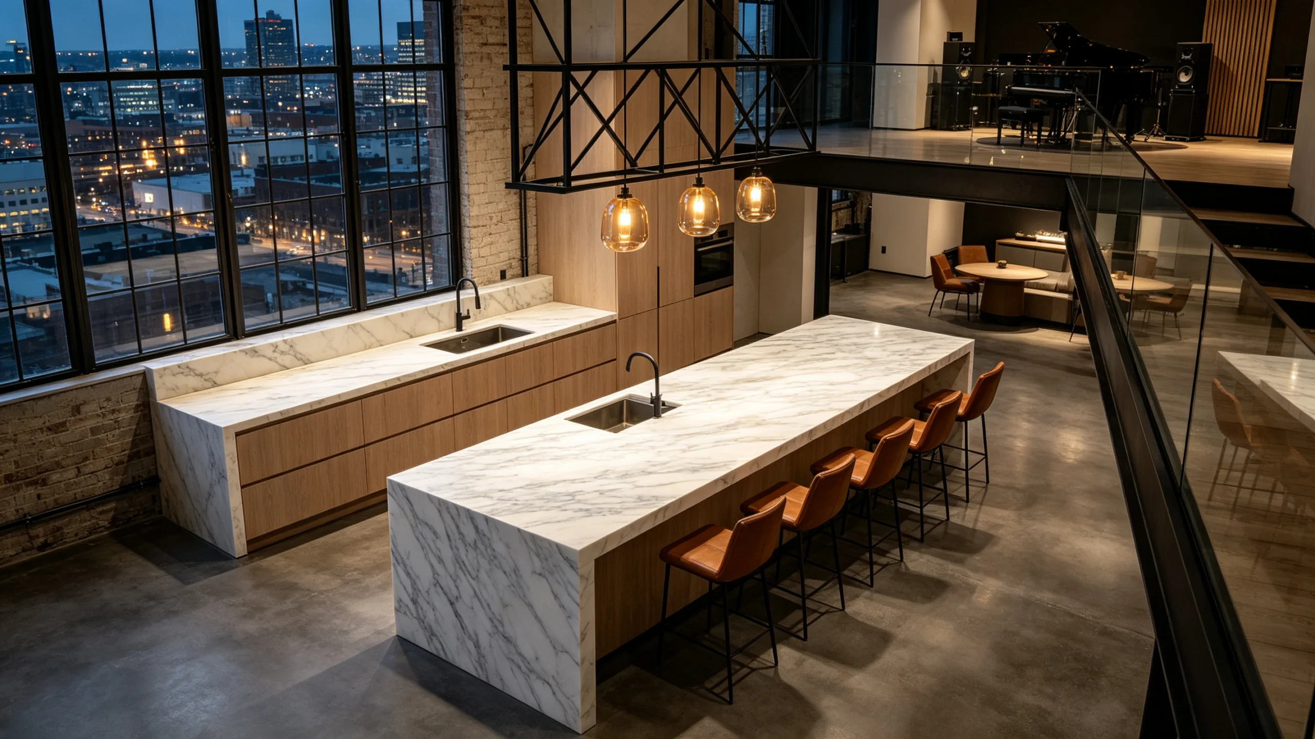 Calacatta Tucci Rq Marble Kitchen Island