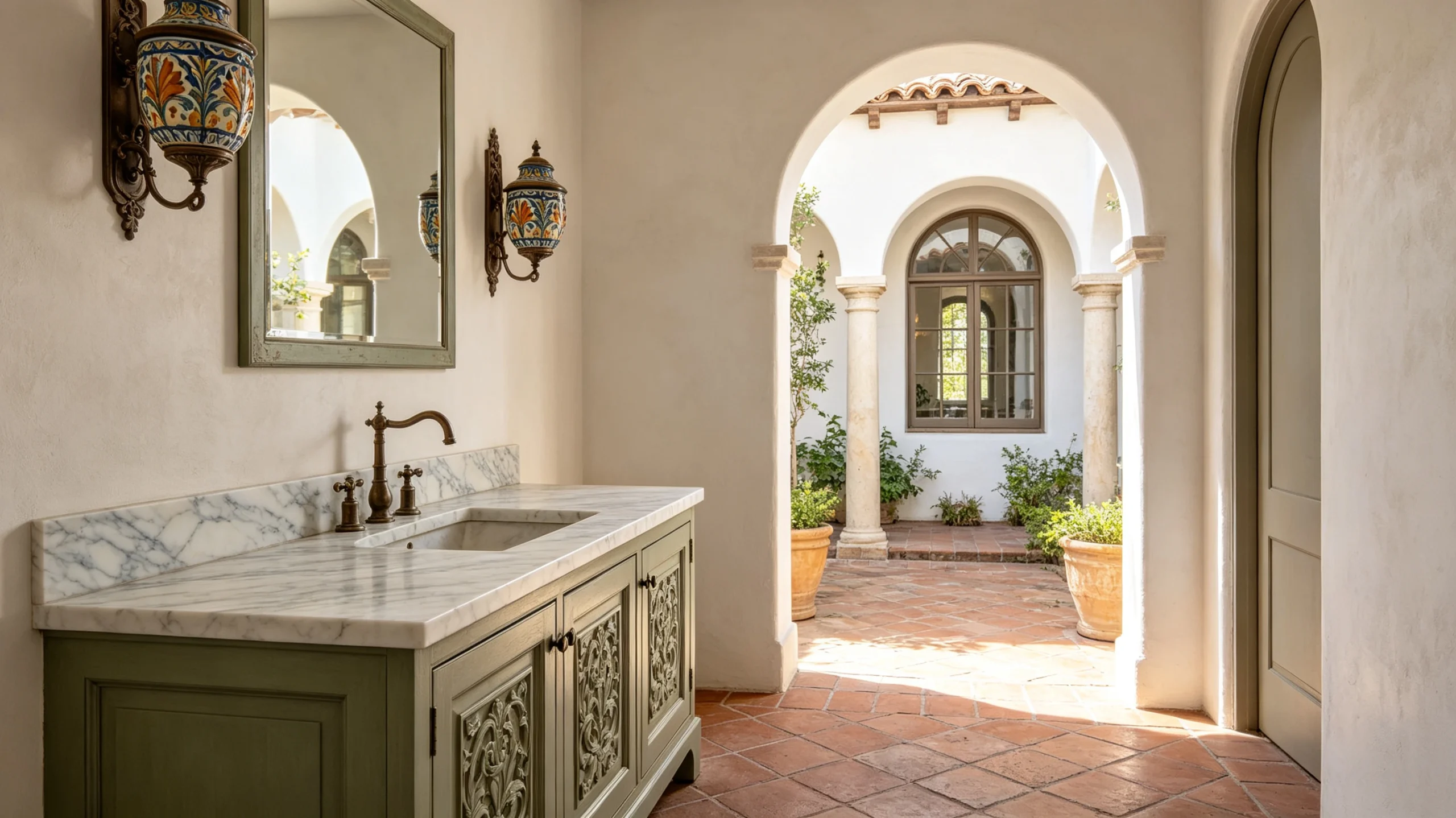 Calacatta Tucci Rq Marble Wash Station