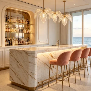Calacatta Vagli Macchia Oro Stone Basyx Marbl Marble Bar