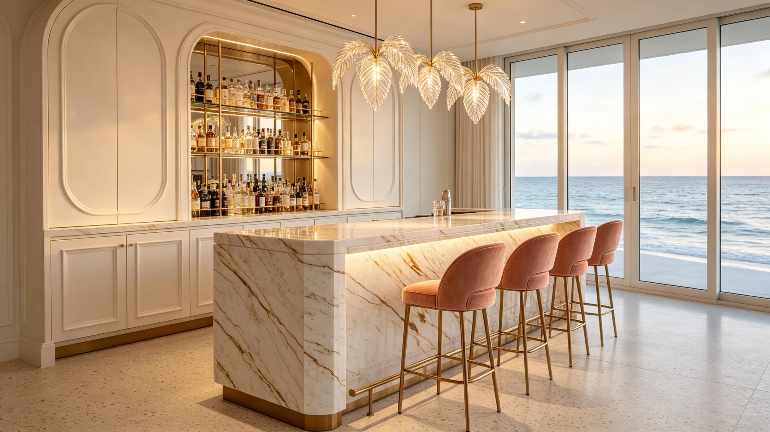 Calacatta Vagli Macchia Oro Stone Basyx Marbl Marble Bar