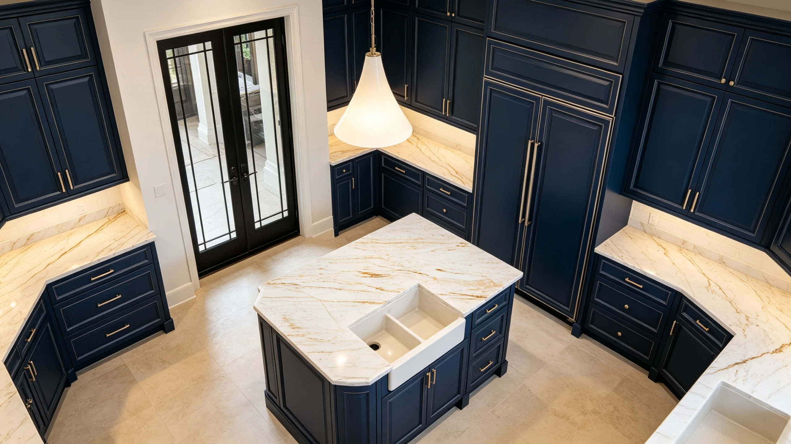 Calacatta Vagli Macchia Oro Stone Basyx Marbl Marble Kitchen Countertop