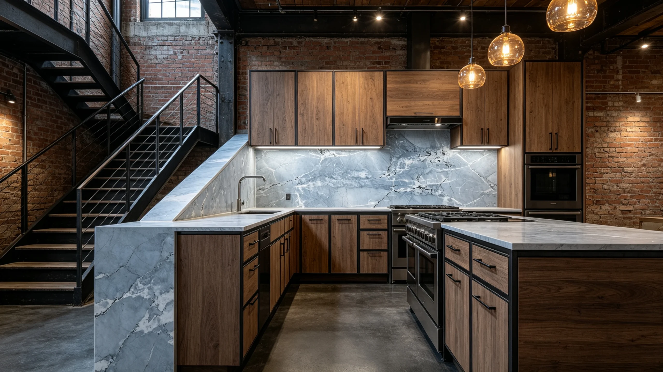 Calacatta Vaticano Stone Basyx Marble Kitchen Backsplash