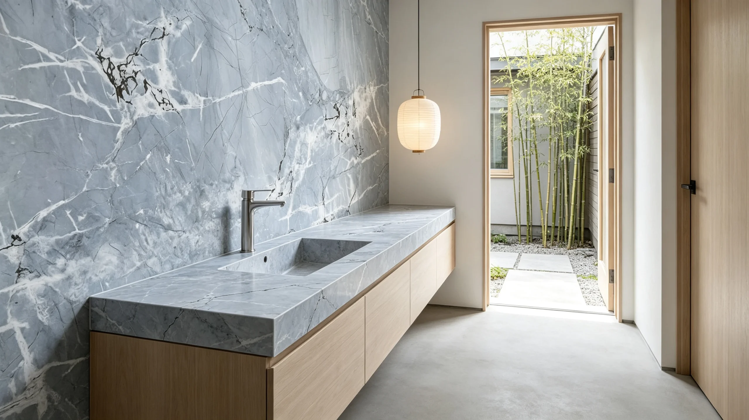 Calacatta Vaticano Stone Basyx Marble Wash Station