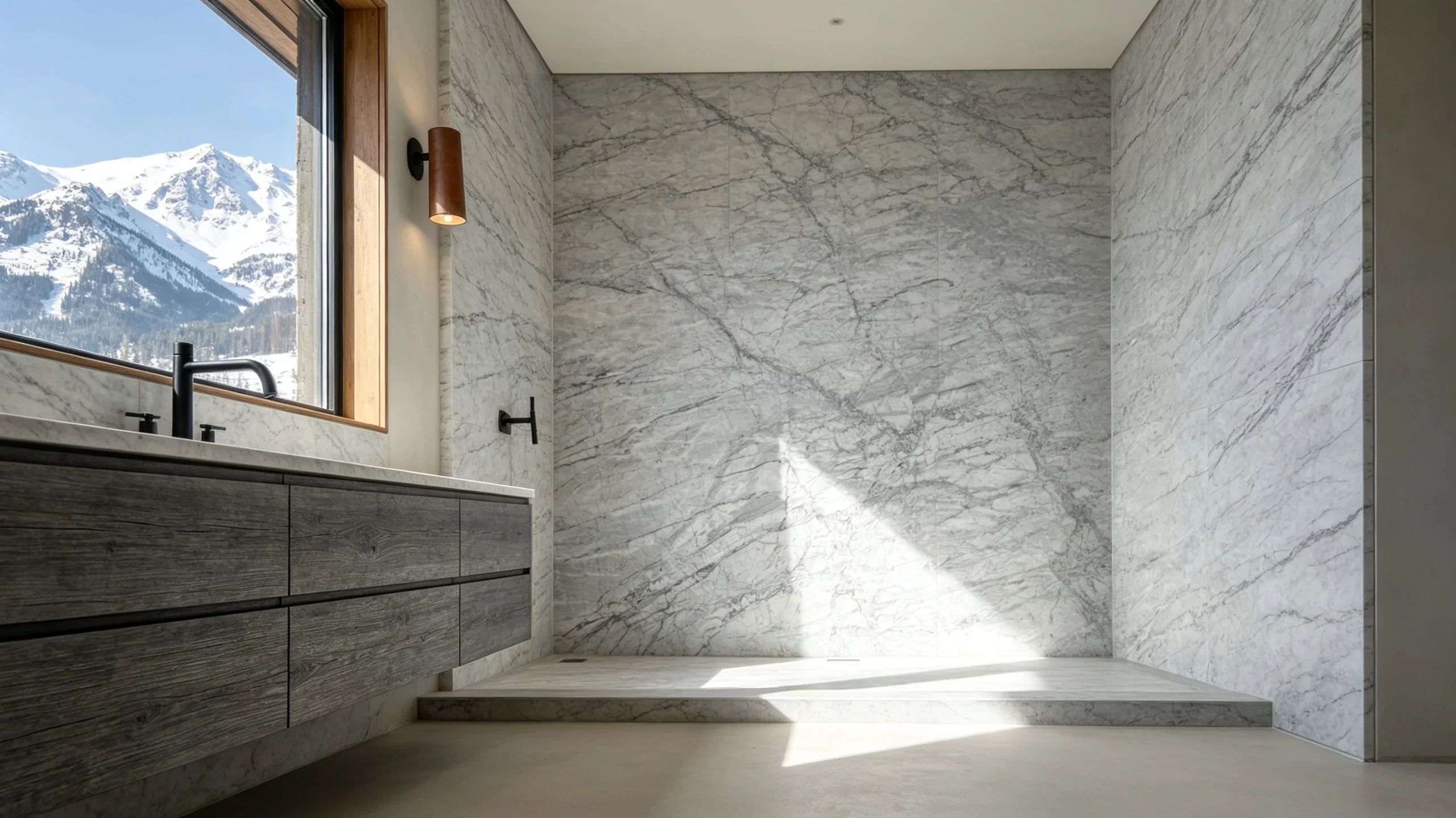 Carrara Joya Super Rq Marble Bathroom Wall