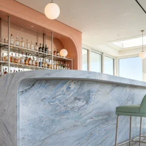 Crystalita Blue Stone Basyx Marble Bar