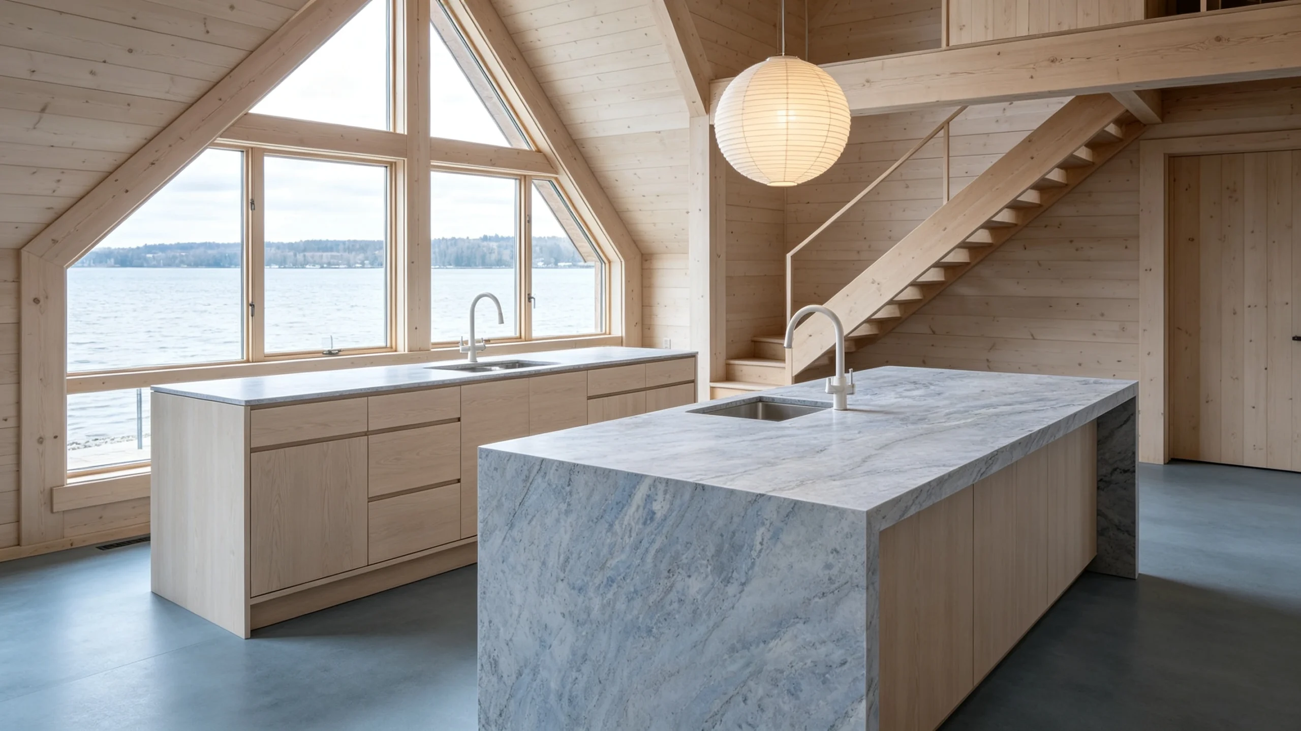 Crystalita Blue Stone Basyx Marble Kitchen Countertop