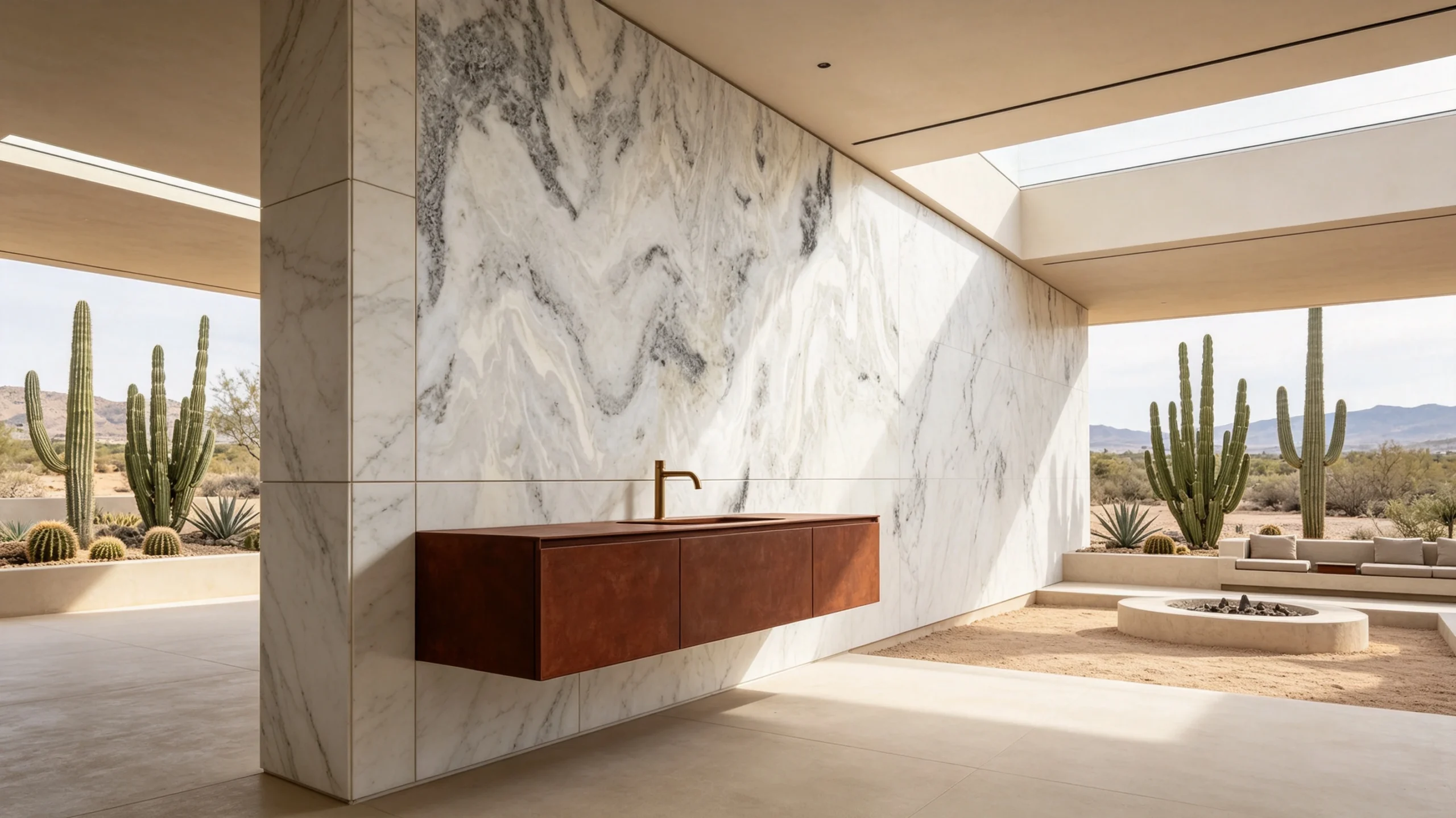 Crystalita White Stone Basyx Marble Bathroom Wall