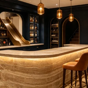 Daino Reale Marble Bar