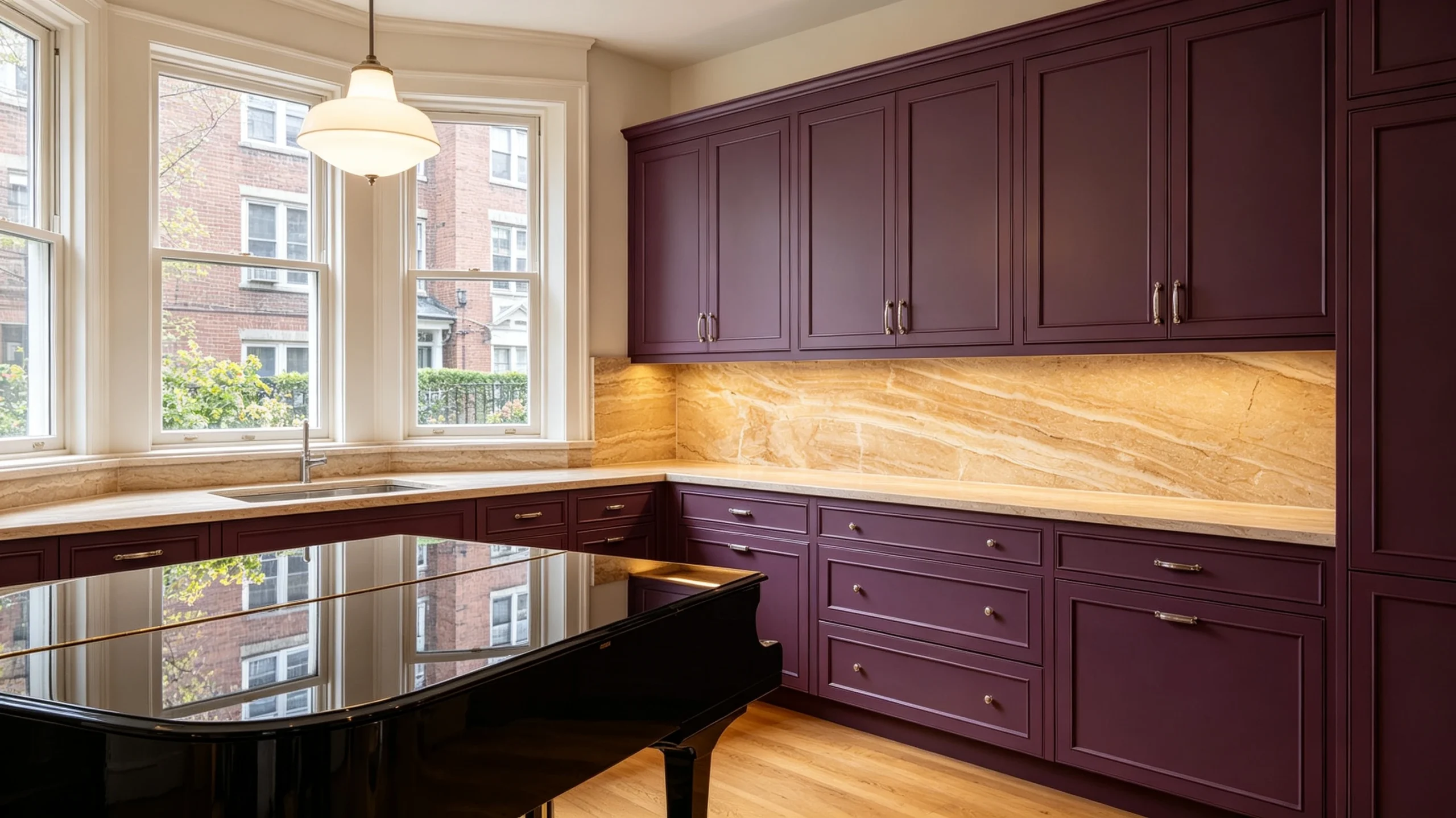 Daino Reale Marble Butler Pantry