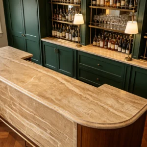Dolce Vita Leather Stone Basyx Marble Bar