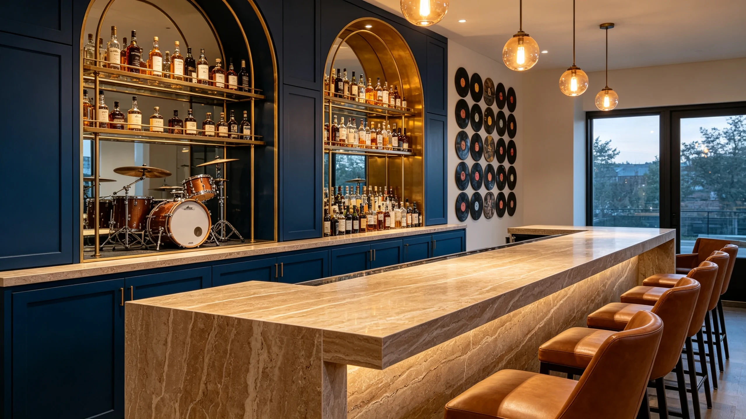 Florence Zucchi Stones Marble Bar