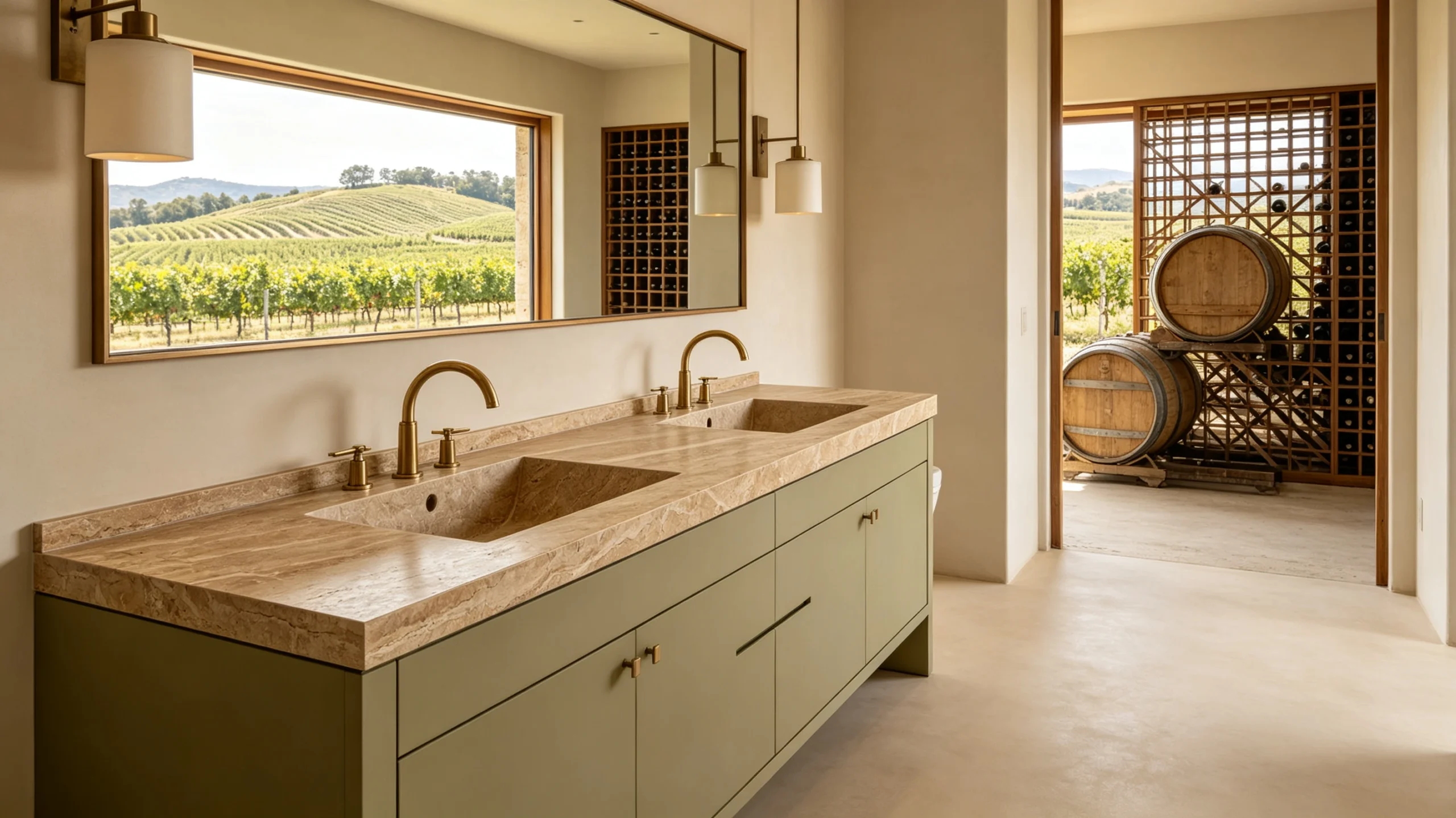 Florence Zucchi Stones Marble Bathroom Vanity
