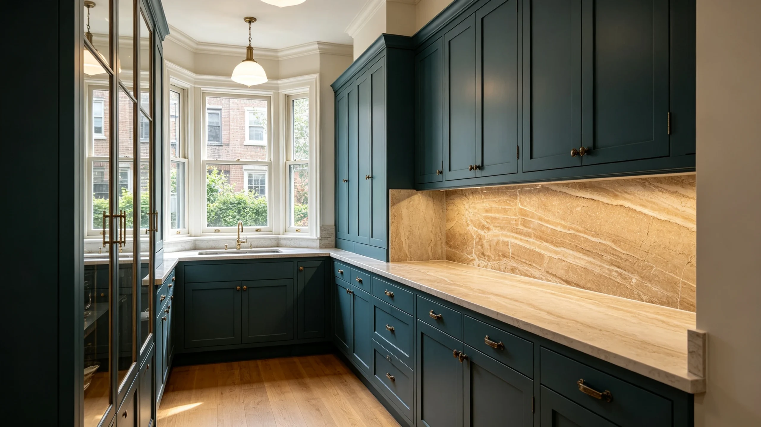 Glaciers Marble Butler Pantry