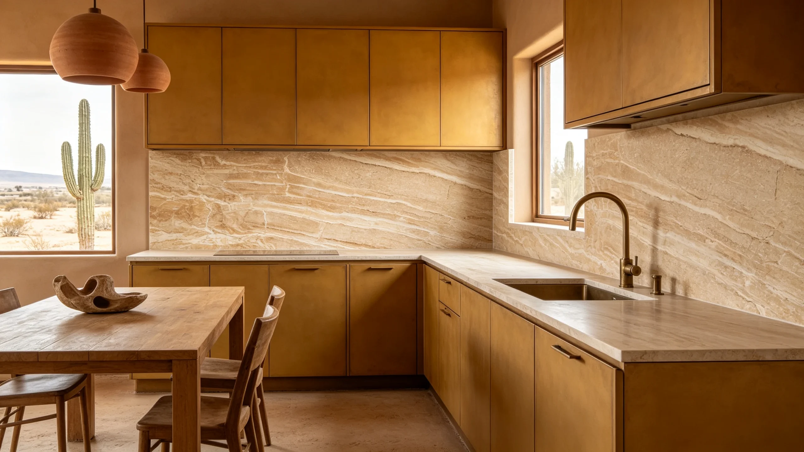 Glaciers Marble Kitchen Backsplash