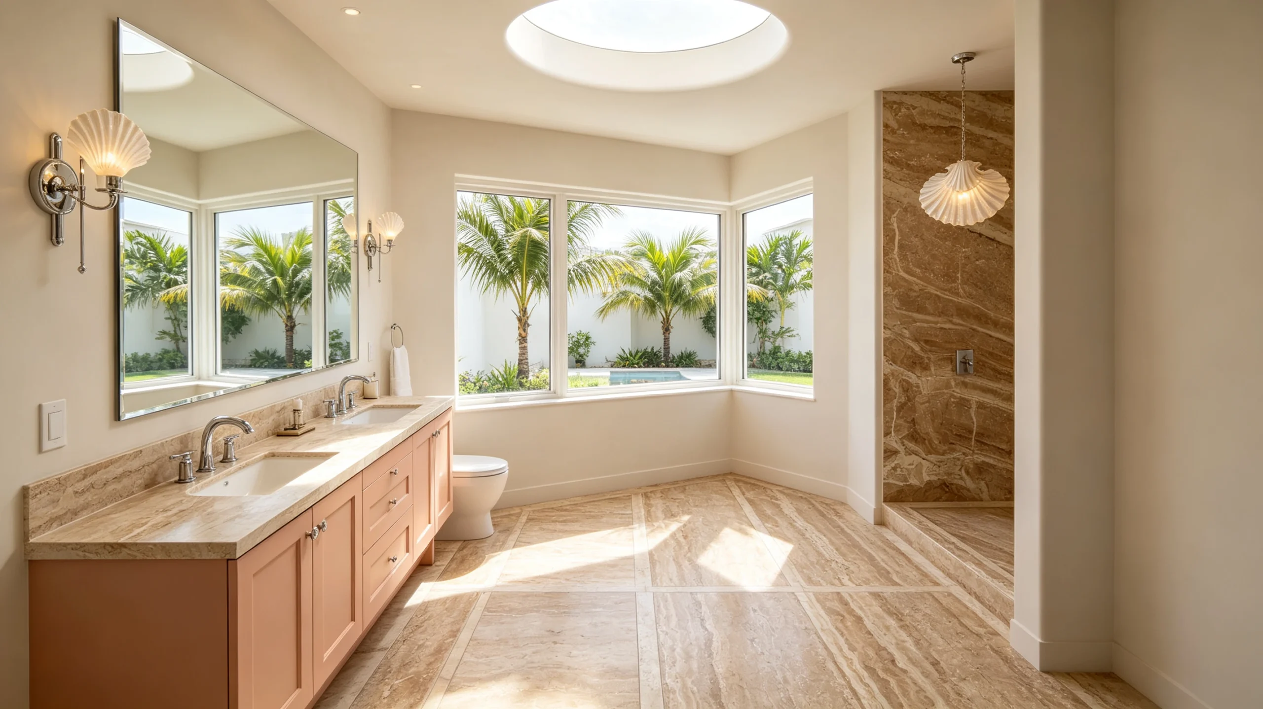 Gloria Venato Zucchi Stones Marble Bathroom Floor
