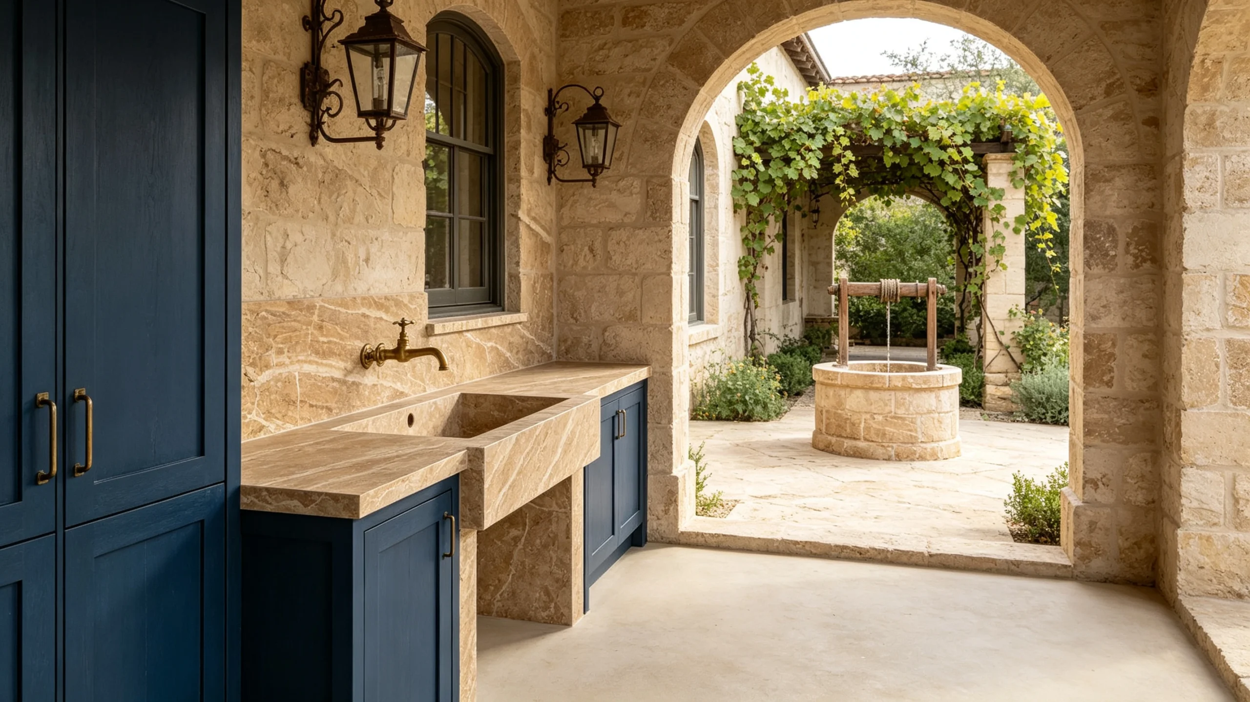 Gloria Venato Zucchi Stones Marble Wash Station
