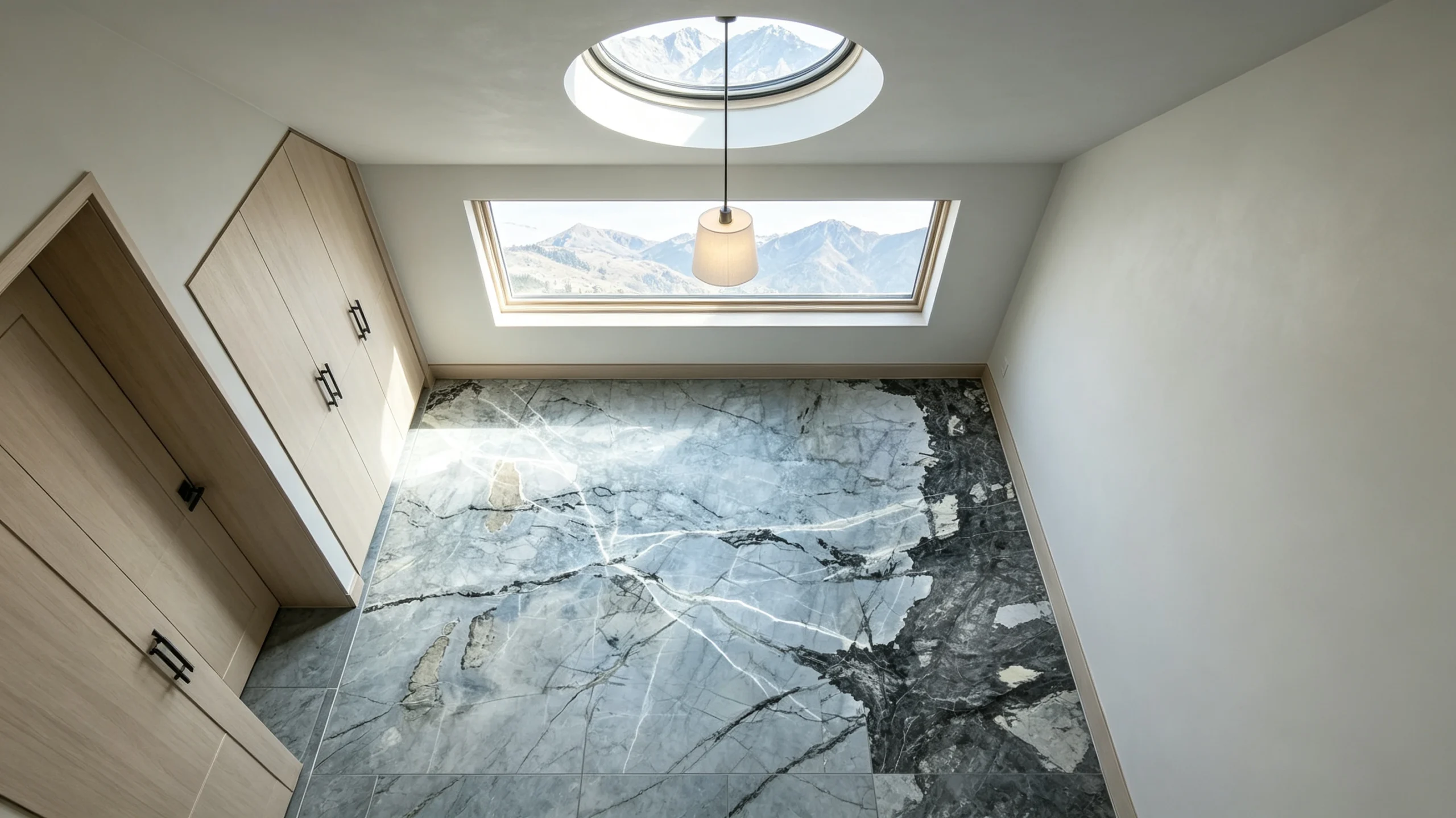 Iceberg Blue Rq Marble Bathroom Floor